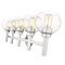 Z-Lite Sutton Vanity, 5-Light, 39.5 In.W x 7 In.L x 10.25 In.H, Brushed Nickel/Clear 7502-5V-BN - alternate 6